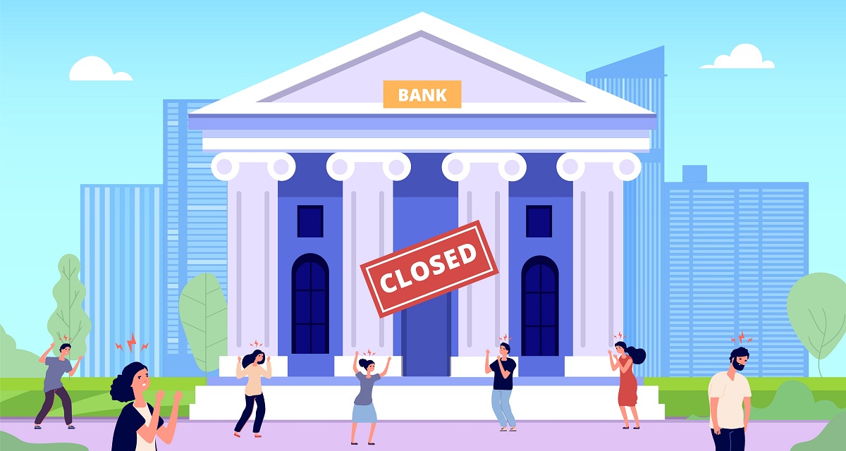 В России массово закрываются отделения банков
