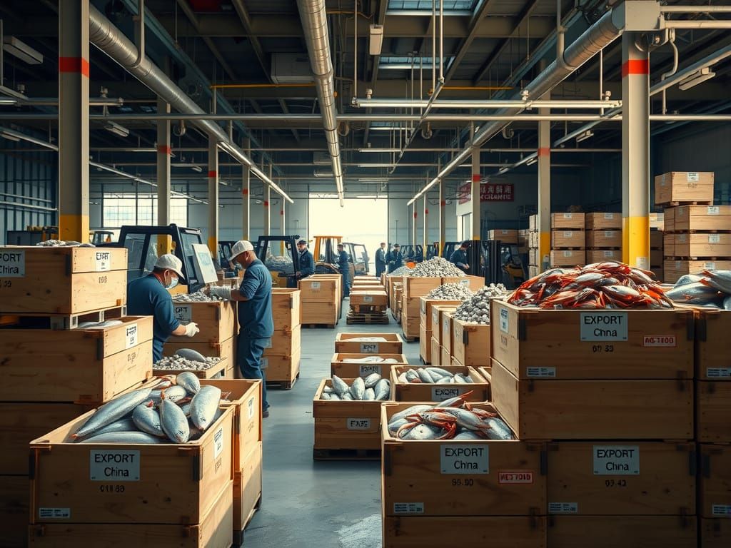 Вырос экспорт морепродуктов в КНР