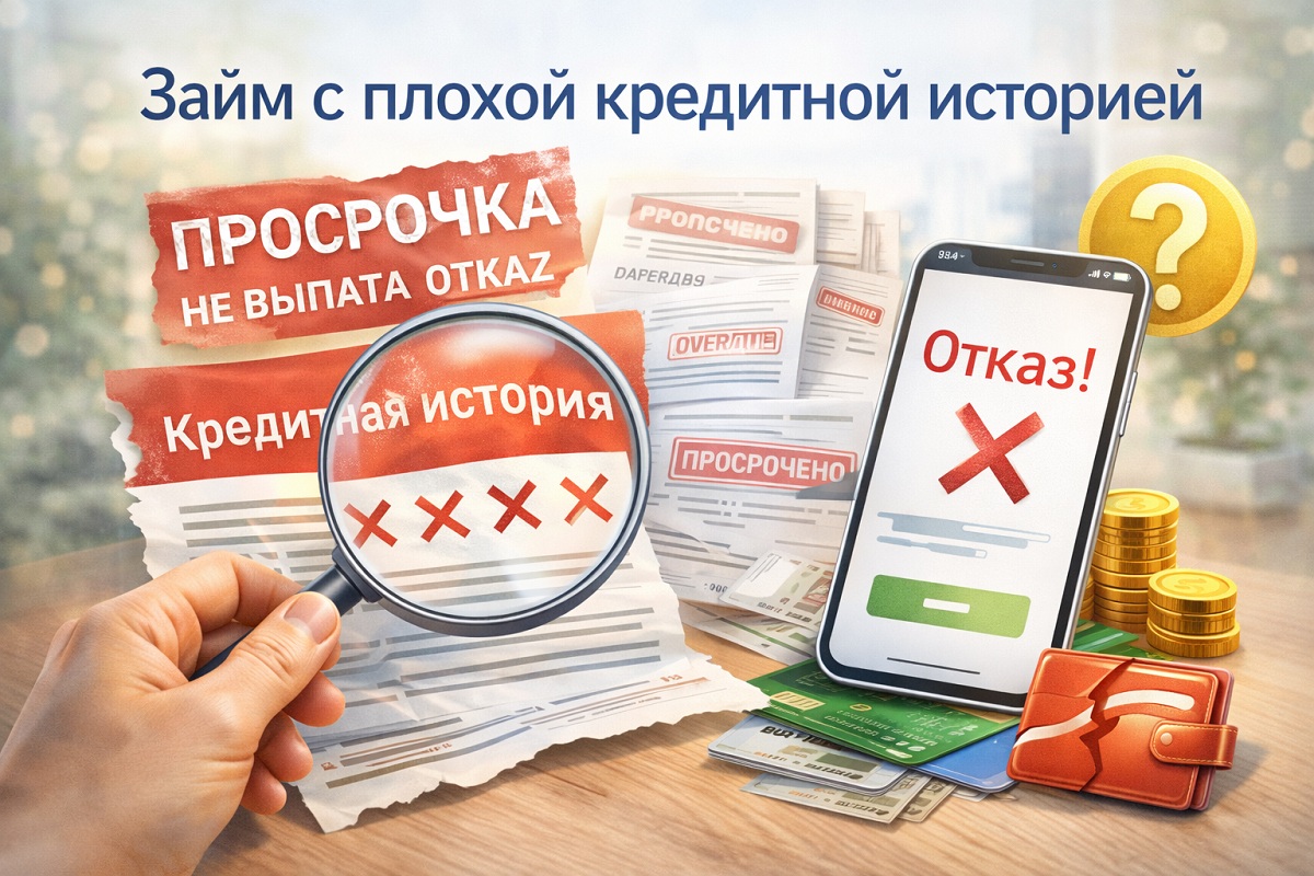 Займ с плохой кредитной историей: как получить деньги и что важно знать