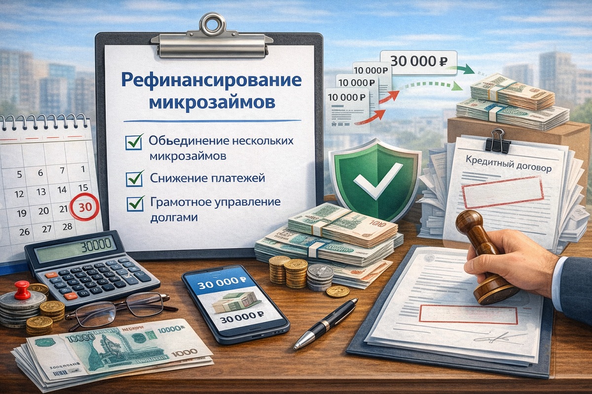 Рефинансирование микрозаймов: как снизить долговую нагрузку
