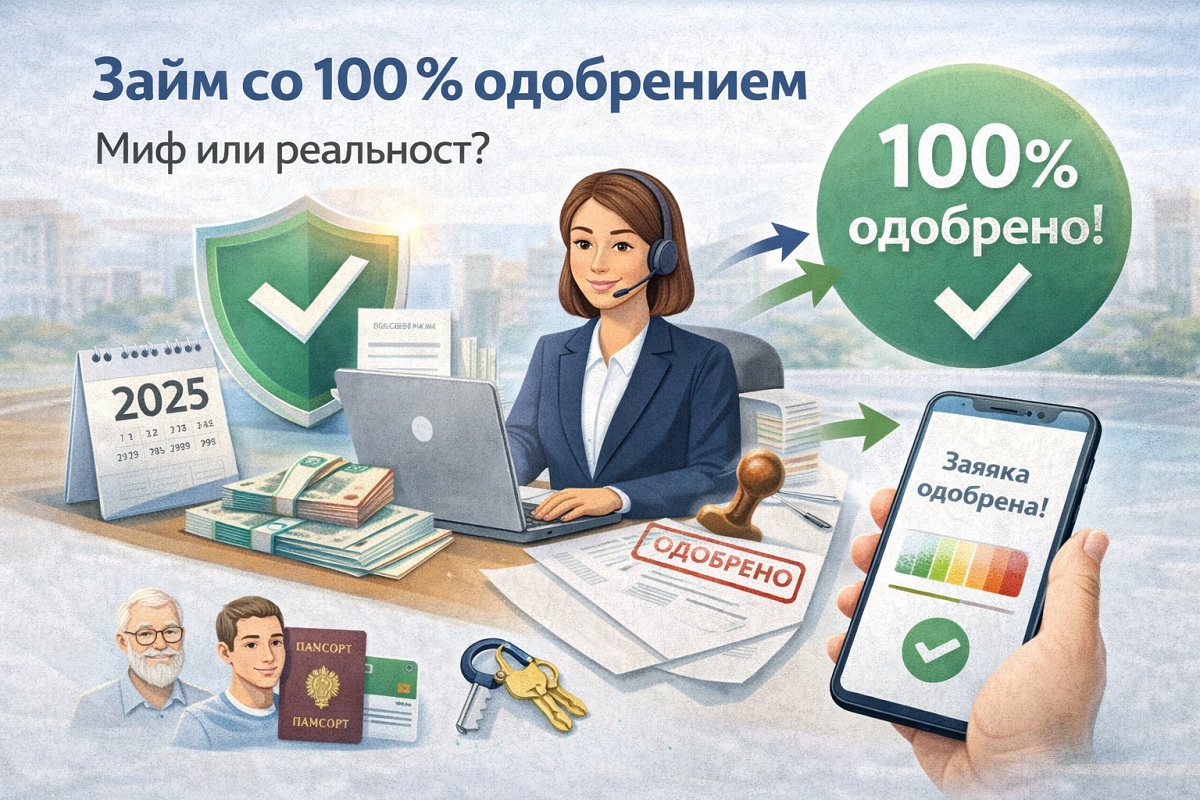 Займы со 100 % одобрением: мифы, условия и реальные возможности